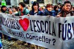 Teachers strike across Spain, protesting cuts Teachers strike across Spain, protesting cuts