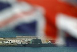 Damaged UK Nuclear Submarine Leaves Gibraltar Damaged UK Nuclear Submarine Leaves Gibraltar