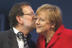 Merkel tells Rajoy of support for unity of Spain