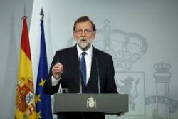 Spanish PM, in Catalonia, calls for big turnout at December election