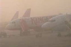 Madrid flights cancelled due to fog