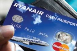 Ryanair withdraw cash passport