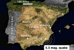 Earthquakes in Almeria and Murcia