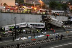 CCTV Footage of Spain AVE Galicia Train Crash Emerges