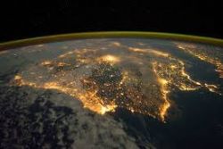 NASA image reveals light pollution over Spain NASA image reveals light pollution over Spain